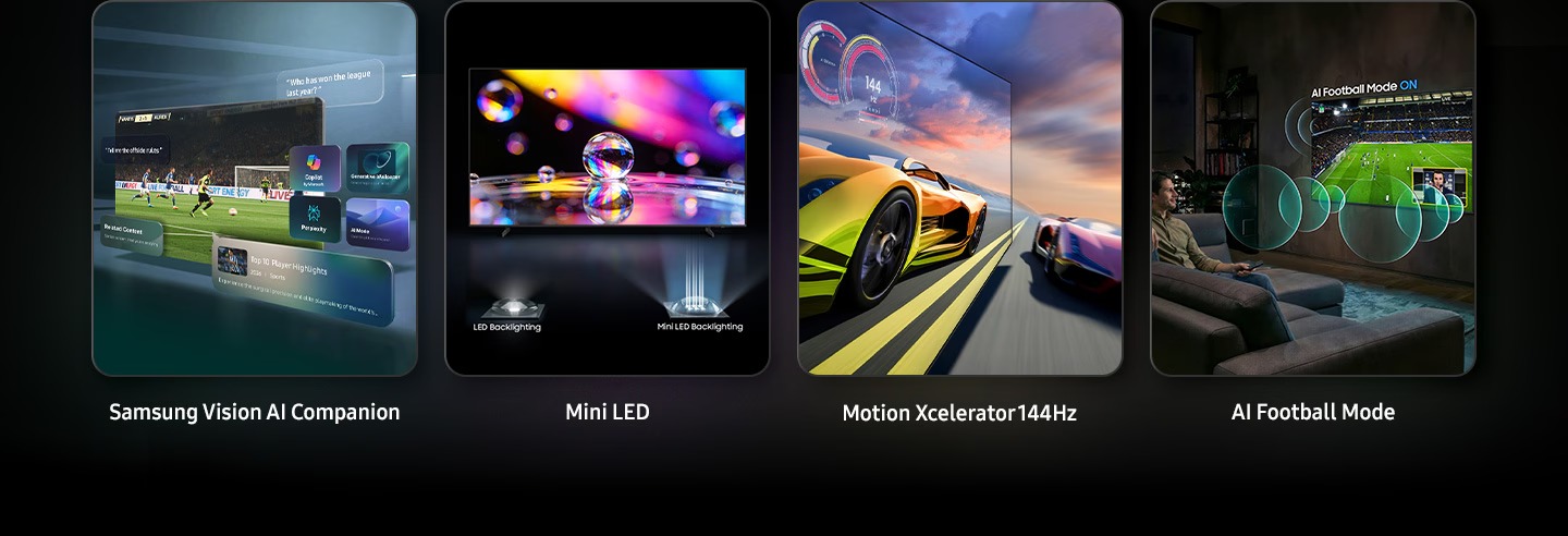 Các tính năng chính trên tivi Samsung miniled M8EH 2026